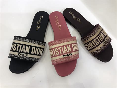 dior slippers original price|christian Dior female slippers.